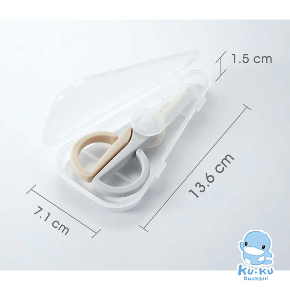 กรรไกรเซรามิกสำหรับตัดอาหาร KUKU PLUS สีชมพู